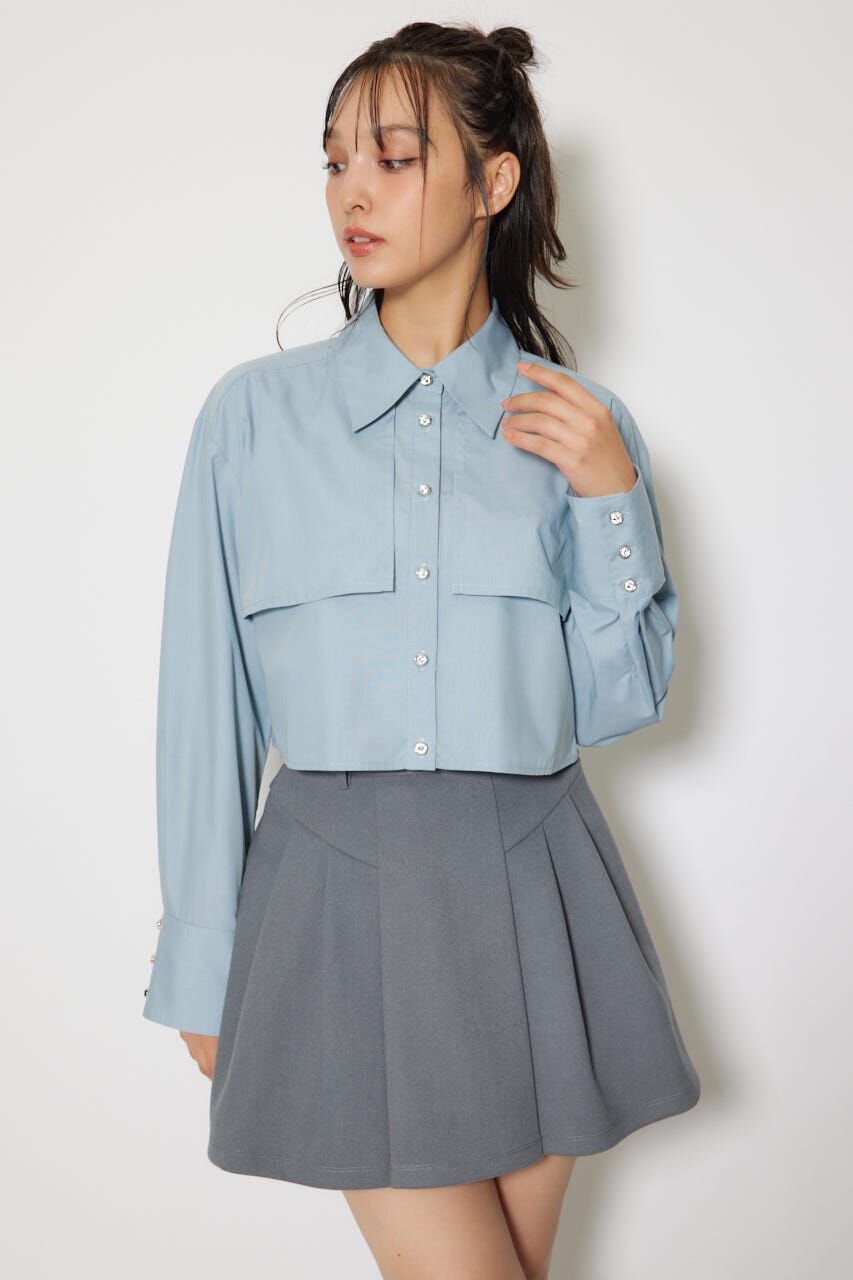 rienda「ボンディングストラクチャーミニスコートショートパンツ」|その他|