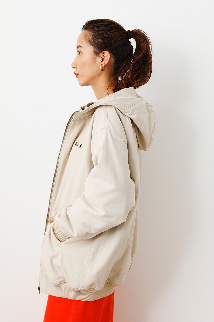 RODEO CROWNS「（WEB限定）フードフェイクファーパディングブルゾン」|ブルゾン・スタジャン|