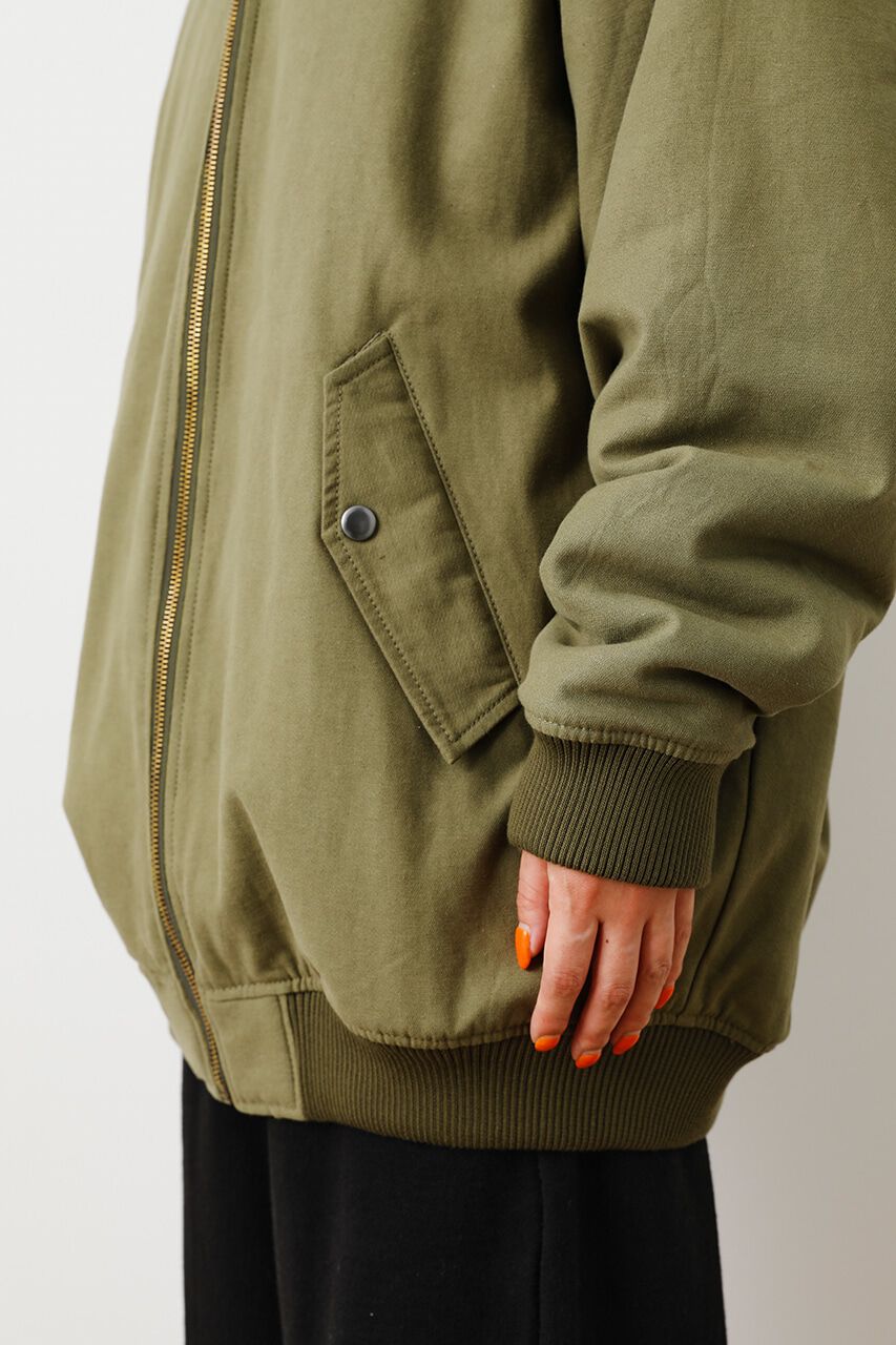 RODEO CROWNS「（WEB限定）フードフェイクファーパディングブルゾン」|ブルゾン・スタジャン|