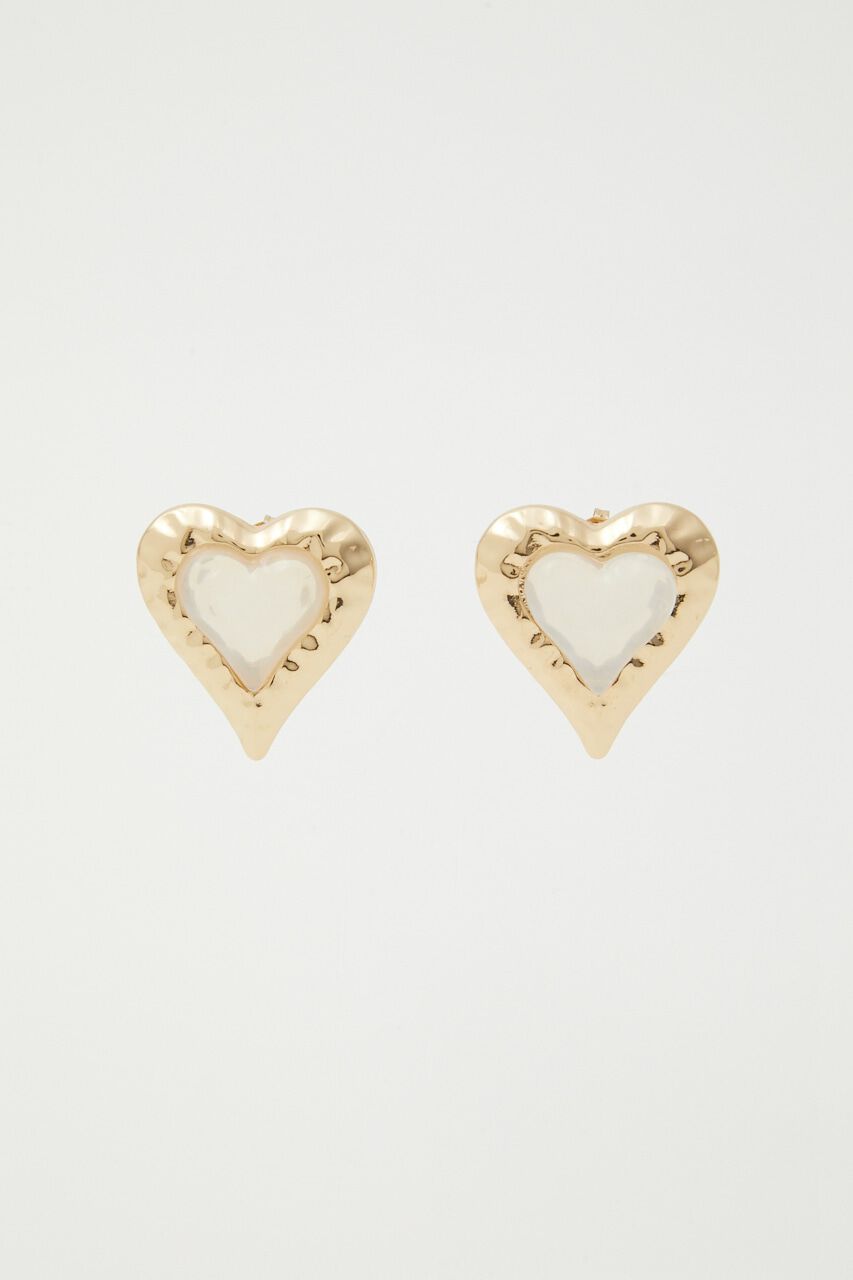 RODEO CROWNS「クリアハートピアス」|ピアス|GLD