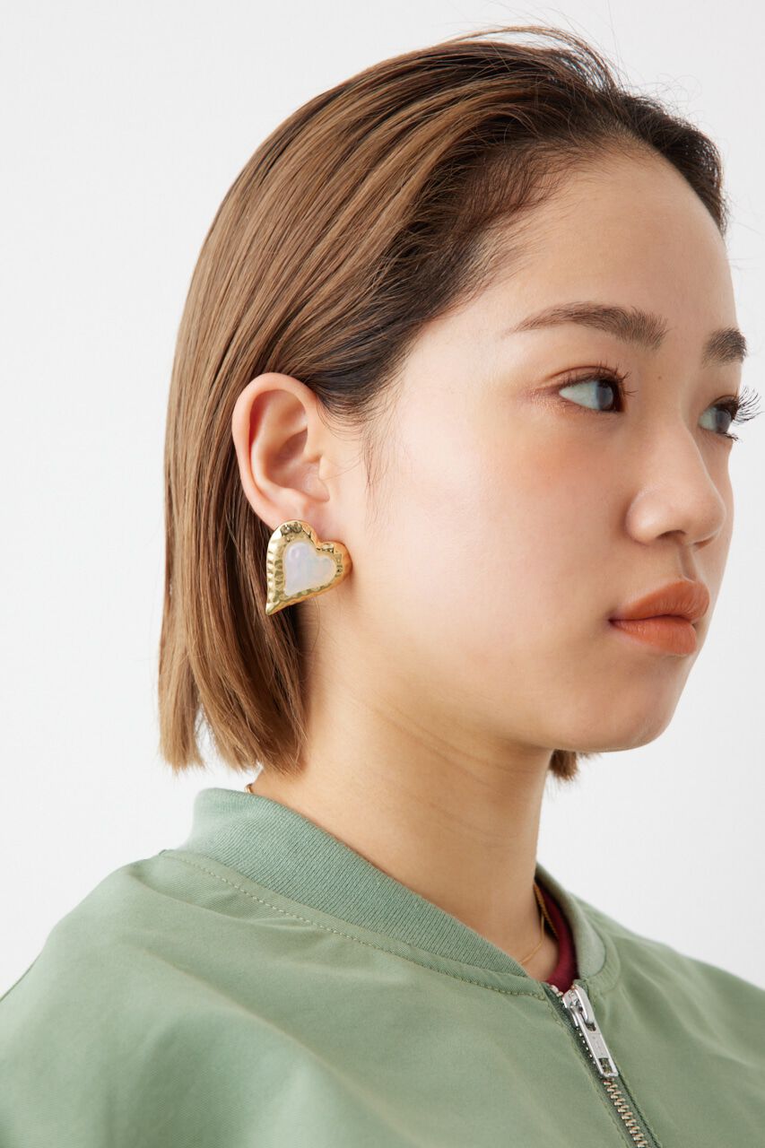 RODEO CROWNS「クリアハートピアス」|ピアス|