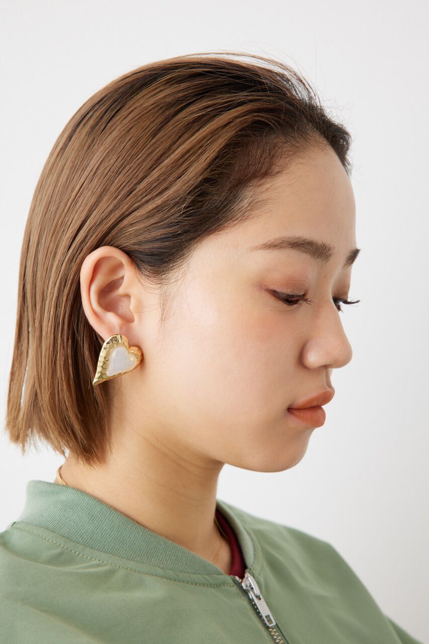 RODEO CROWNS「クリアハートピアス」|ピアス|