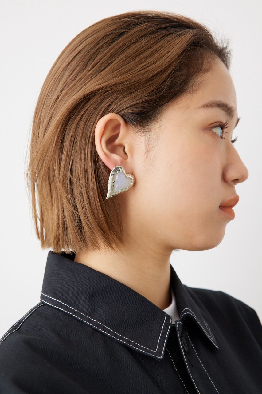 RODEO CROWNS「クリアハートピアス」|ピアス|