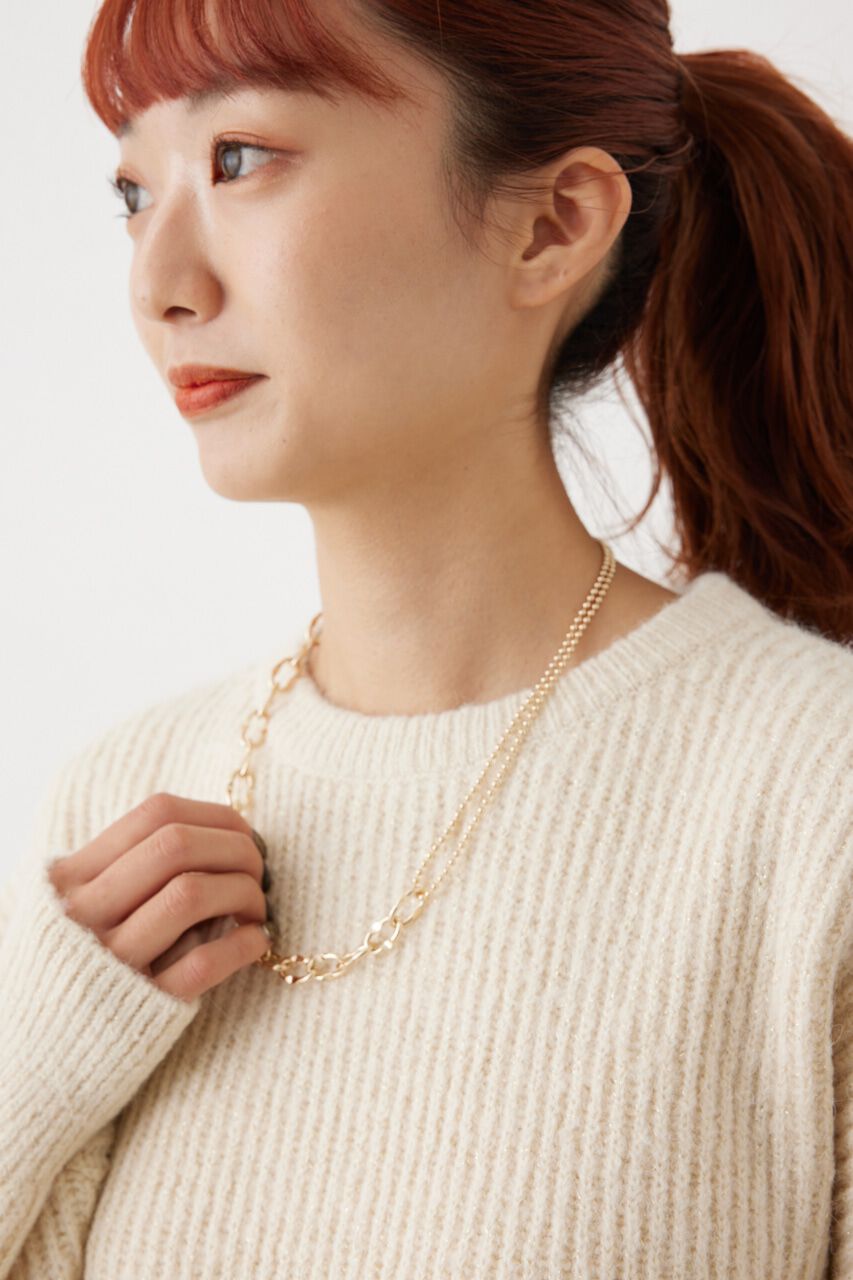 RODEO CROWNS「ボールMIXチェーンネックレス」|ネックレス|