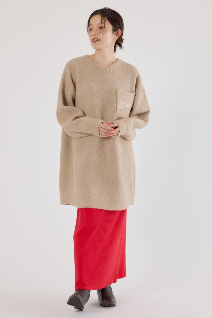 RODEO CROWNS「ロゴブークレニットワンピース」|ワンピース|