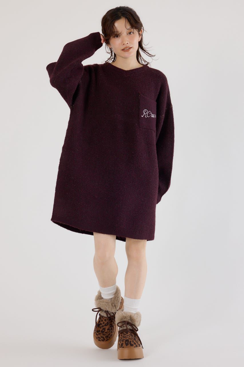 RODEO CROWNS「ロゴブークレニットワンピース」|ワンピース|