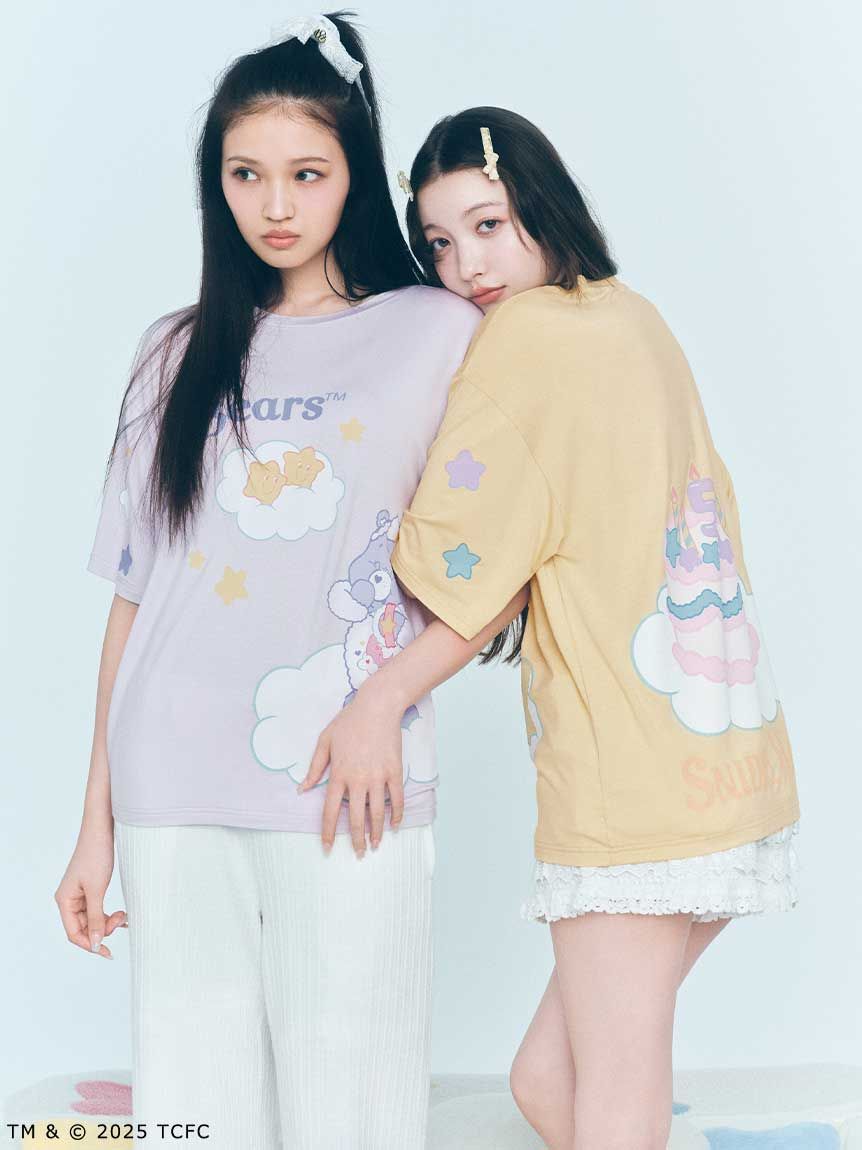 SNIDEL HOME「【Care Bears(TM)】【接触冷感】Tシャツ」|ルームウェア|