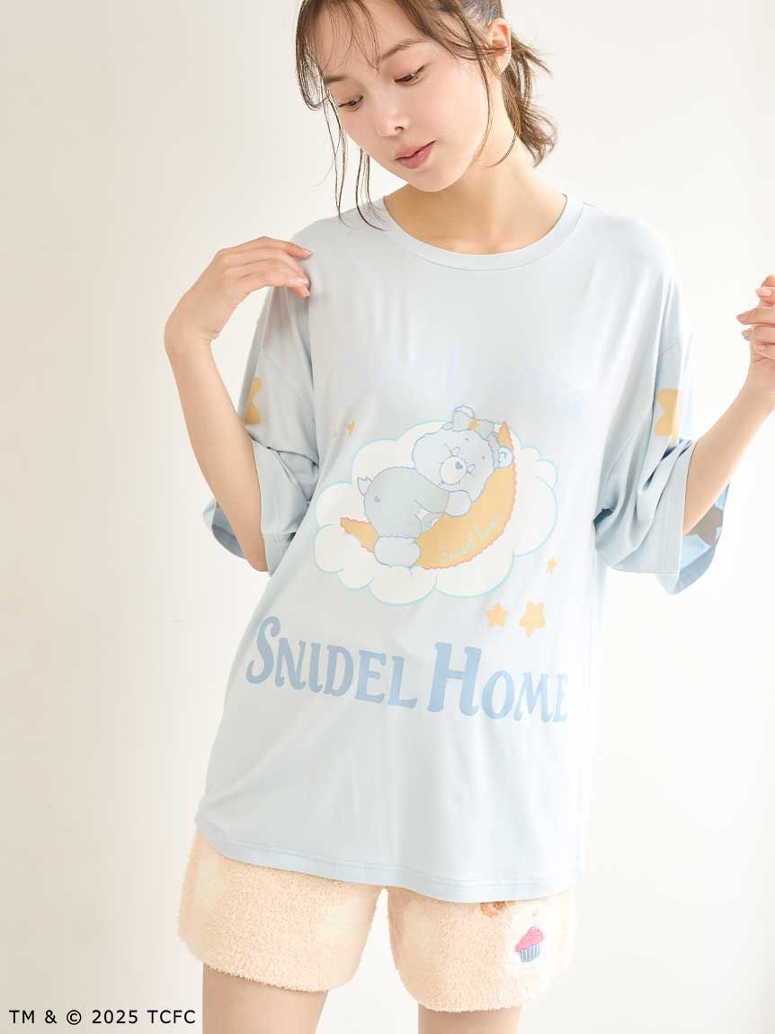 SNIDEL HOME「【Care Bears(TM)】【接触冷感】Tシャツ」|ルームウェア|