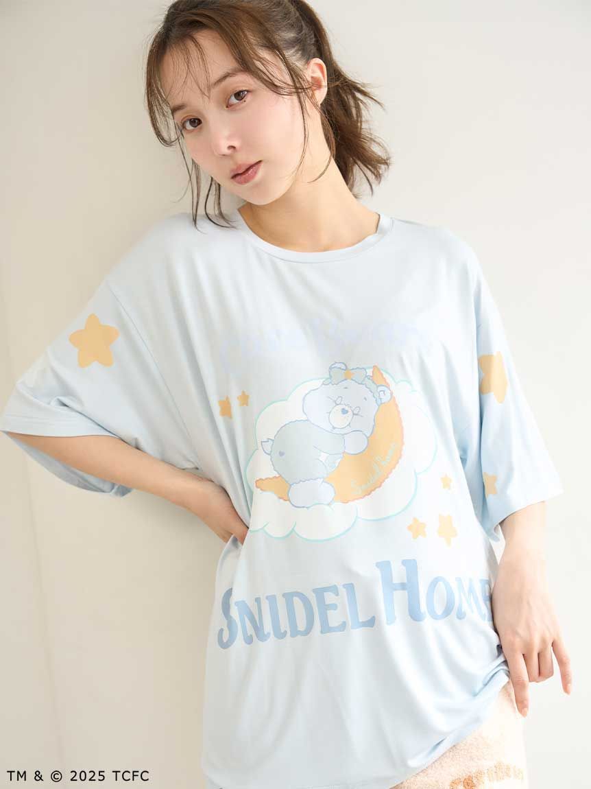 SNIDEL HOME「【Care Bears(TM)】【接触冷感】Tシャツ」|ルームウェア|
