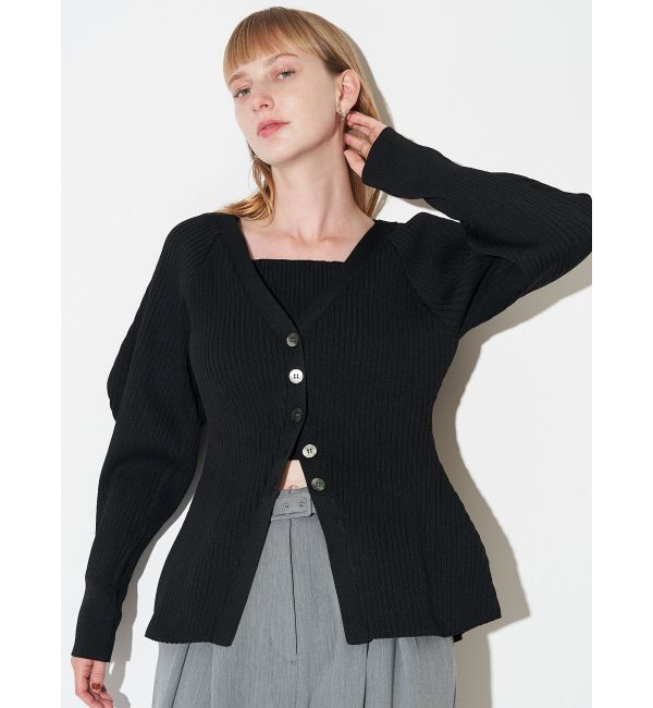 ELENDEEK「SILHOUETTE ENSEMBLE KT」|カーディガン|