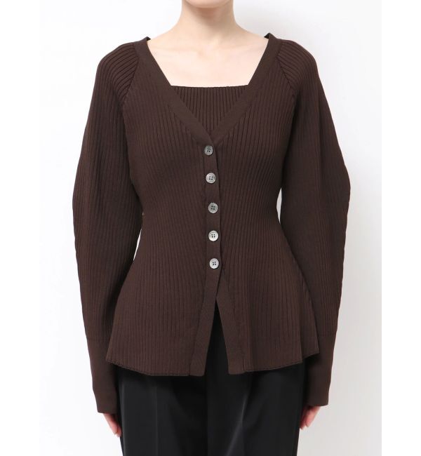 ELENDEEK「SILHOUETTE ENSEMBLE KT」|カーディガン|