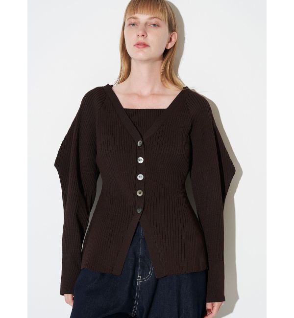 ELENDEEK「SILHOUETTE ENSEMBLE KT」|カーディガン|