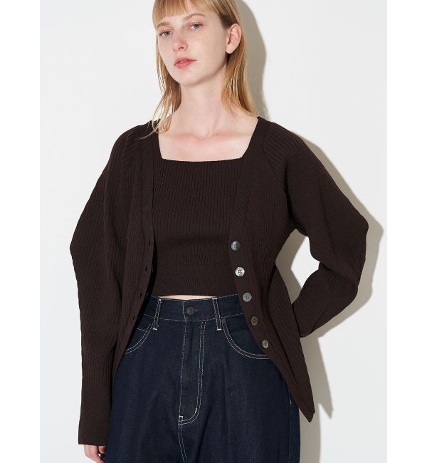 ELENDEEK「SILHOUETTE ENSEMBLE KT」|カーディガン|