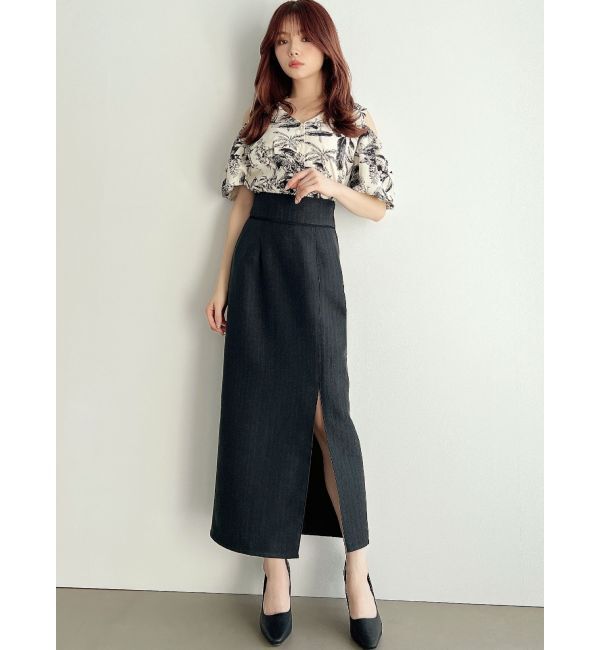 RESEXXY「ライトツイードミディスカート」|スカート|