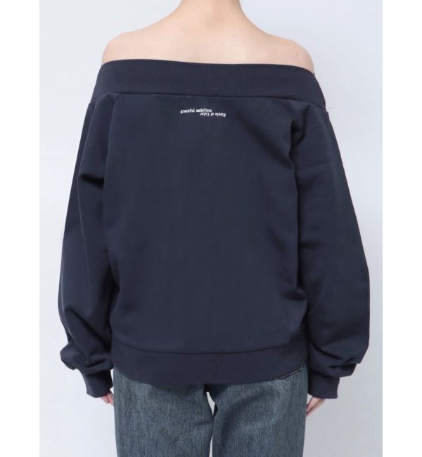 dazzlin「【CALNAMURコラボ】カルミアプリント オフショルダー プルオーバー」|スウェット・ジャージ|