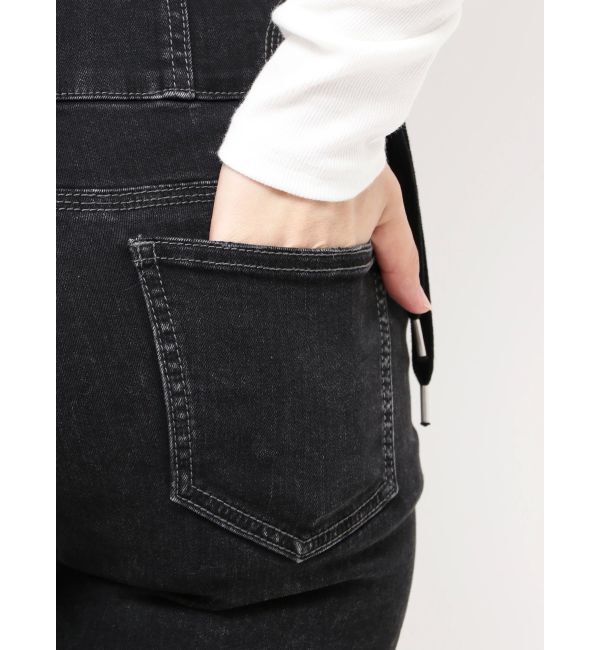 EMODA「リボンハイウエストフレアパギンス」|デニム|