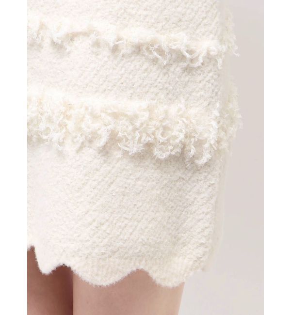 MERCURYDUO「ツイードニットミニワンピースカーデアンサンブル」|ワンピース|