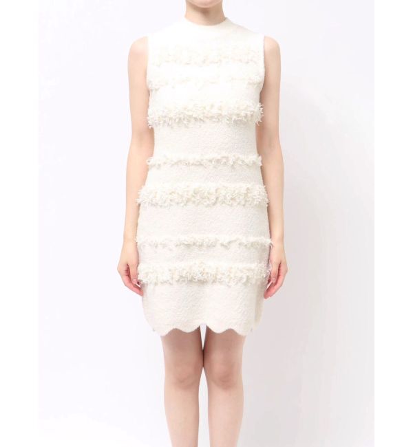 MERCURYDUO「ツイードニットミニワンピースカーデアンサンブル」|ワンピース|