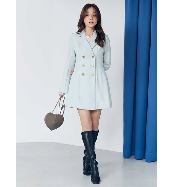 MERCURYDUO「2WAYフィット＆フレアジャケットワンピース」|ワンピース|