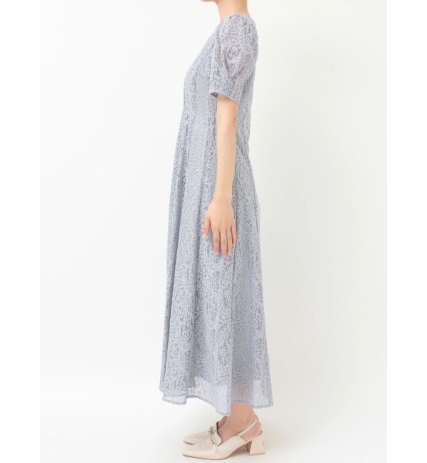 MERCURYDUO「レースパイピングロングワンピース」|ワンピース|