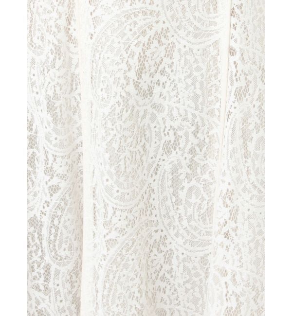 MERCURYDUO「レースパイピングロングワンピース」|ワンピース|