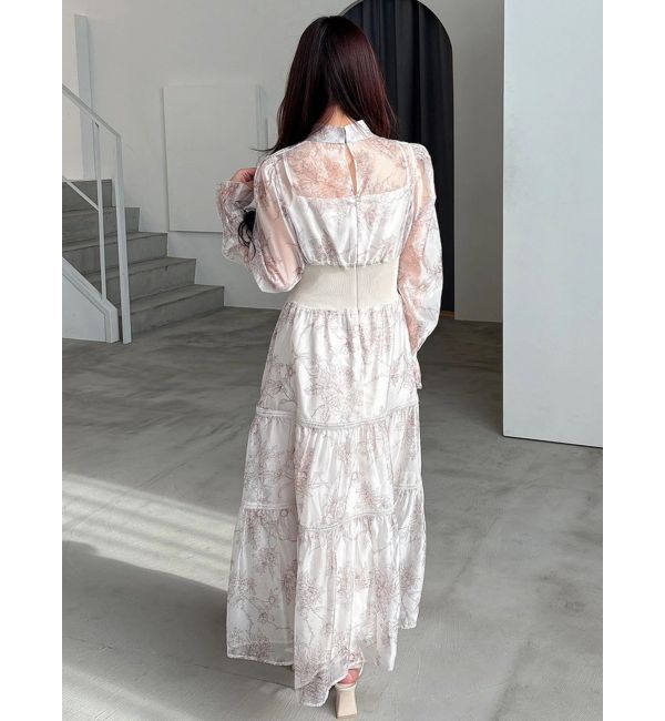 MERCURYDUO「トワルドジュイボウタイウエストリブワンピース」|ワンピース|