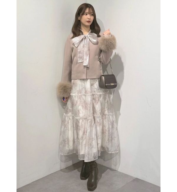 MERCURYDUO「トワルドジュイボウタイウエストリブワンピース」|ワンピース|