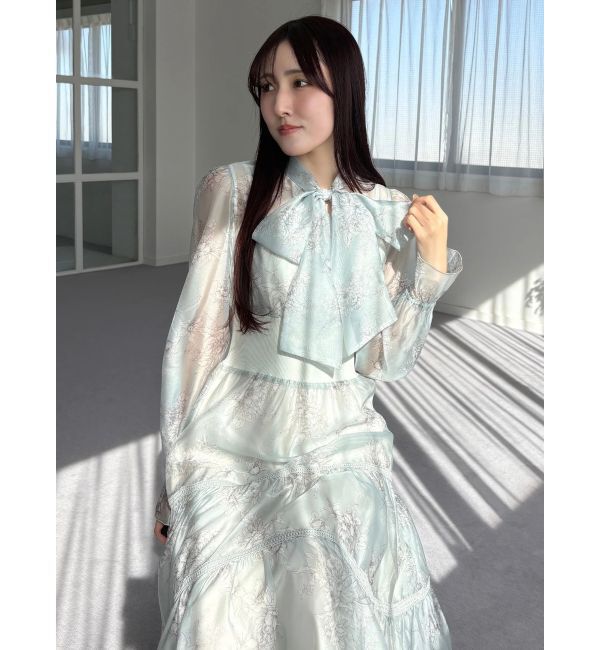 MERCURYDUO「トワルドジュイボウタイウエストリブワンピース」|ワンピース|