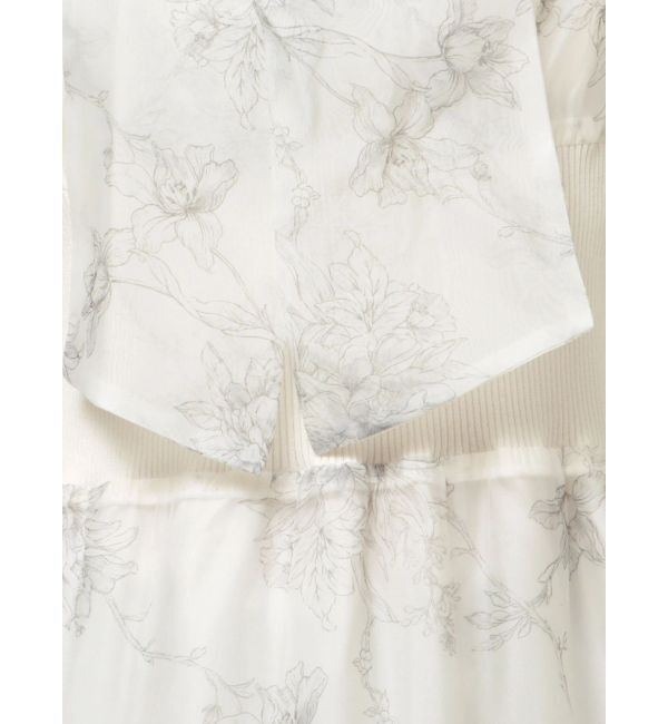 MERCURYDUO「トワルドジュイボウタイウエストリブワンピース」|ワンピース|