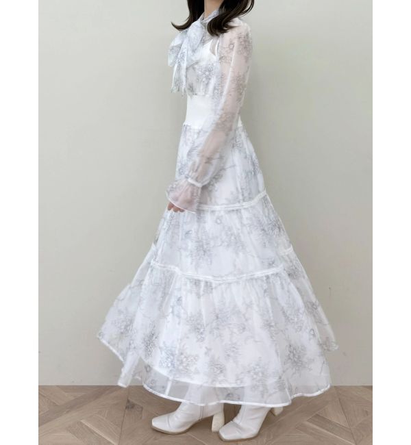 MERCURYDUO「トワルドジュイボウタイウエストリブワンピース」|ワンピース|