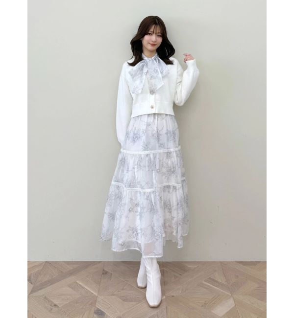 MERCURYDUO「トワルドジュイボウタイウエストリブワンピース」|ワンピース|