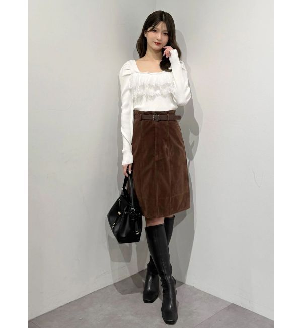 MERCURYDUO「ニーレングススカート」|スカート|