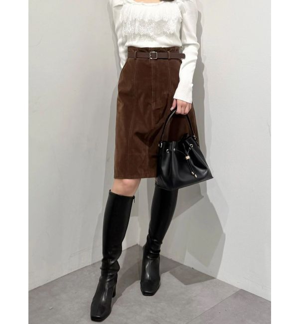 MERCURYDUO「ニーレングススカート」|スカート|