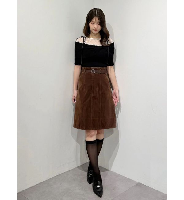 MERCURYDUO「ニーレングススカート」|スカート|