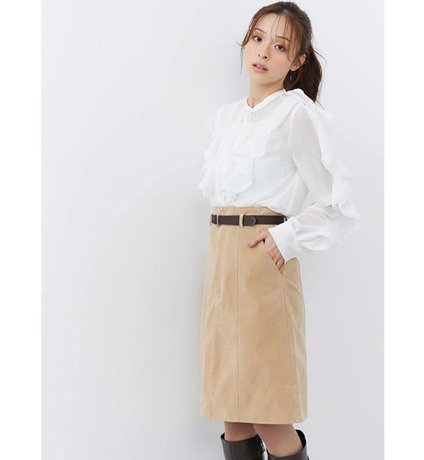 MERCURYDUO「ニーレングススカート」|スカート|