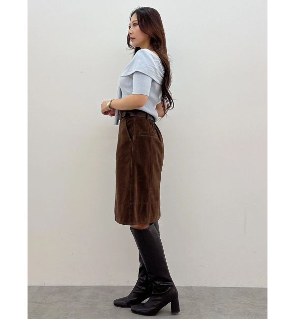 MERCURYDUO「ニーレングススカート」|スカート|