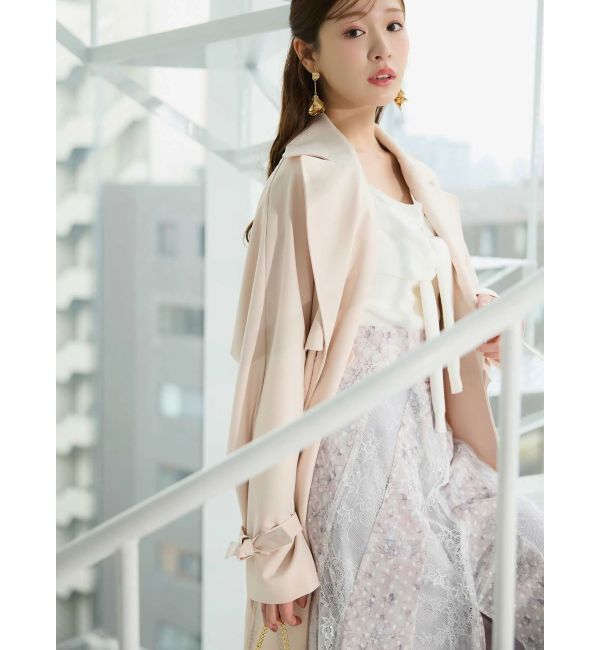 MERCURYDUO「フラワー&times;レースフィットマーメイドスカート」|スカート|