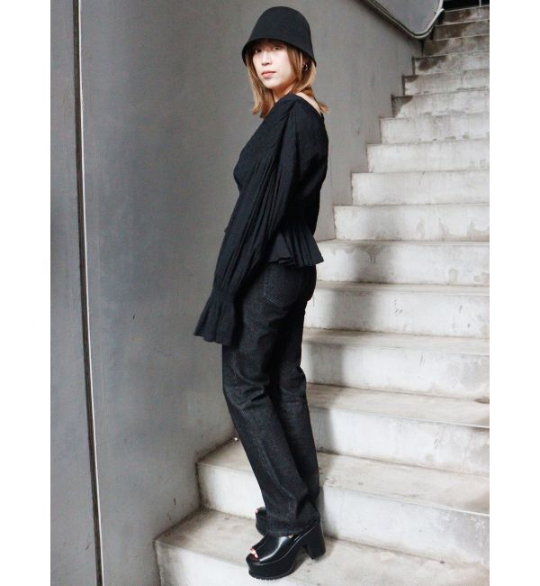 MURUA「カシュクールタックブラウス」|シャツ・ブラウス|