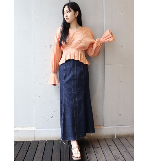 MURUA「カシュクールタックブラウス」|シャツ・ブラウス|