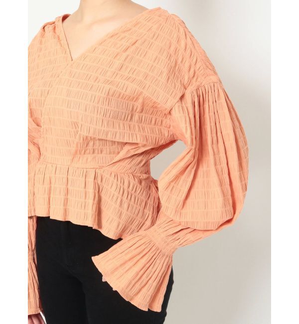 MURUA「カシュクールタックブラウス」|シャツ・ブラウス|