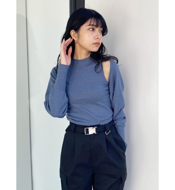 MURUA「ボレロレイヤードニット」|ニット・セーター|