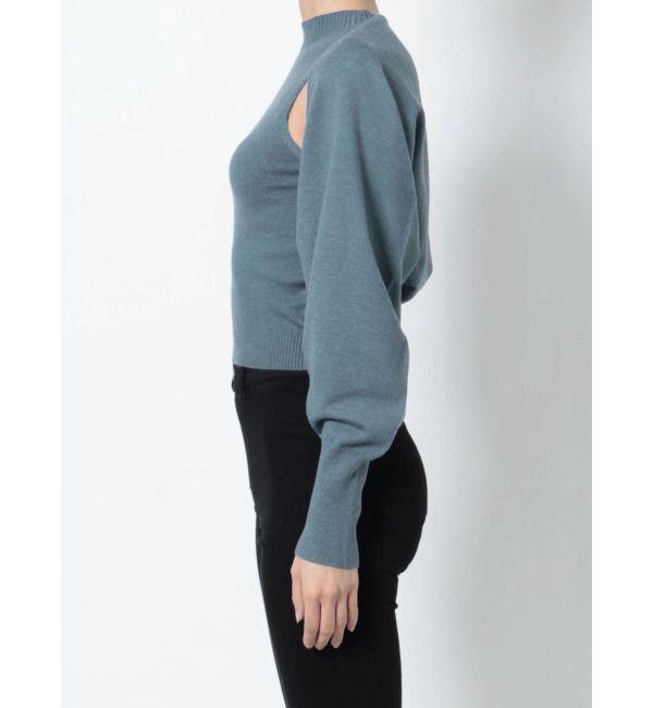 MURUA「ボレロレイヤードニット」|ニット・セーター|