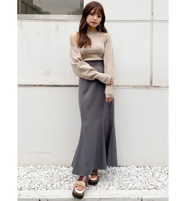 MURUA「ボレロレイヤードニット」|ニット・セーター|