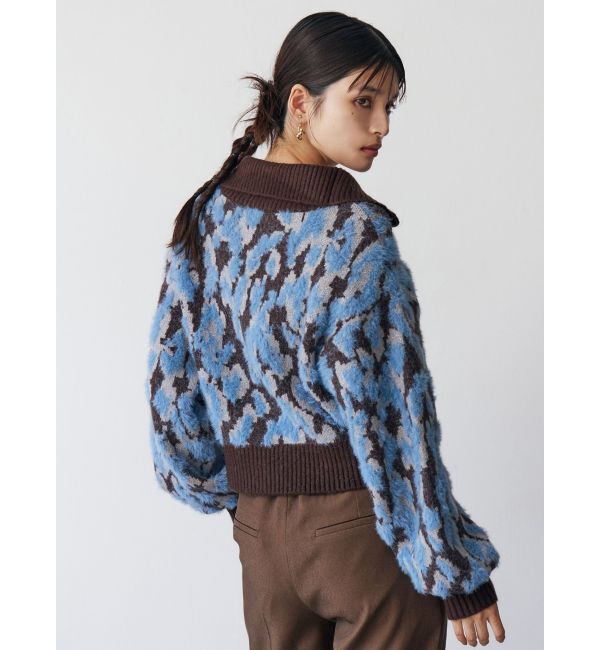 MURUA「マルチヤーンハーフジップニット」|ニット・セーター|