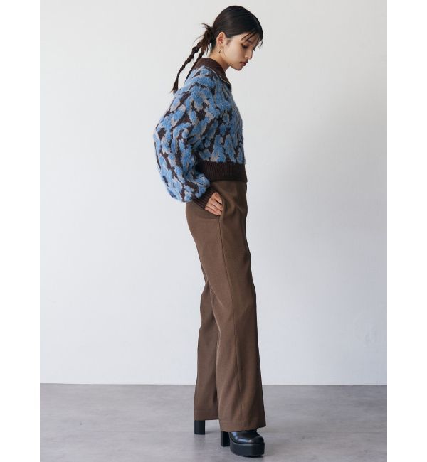 MURUA「マルチヤーンハーフジップニット」|ニット・セーター|