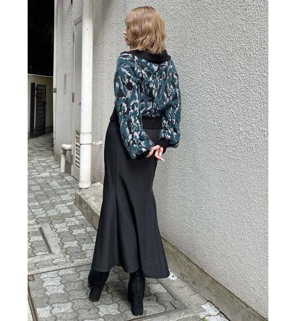 MURUA「マルチヤーンハーフジップニット」|ニット・セーター|