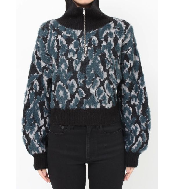 MURUA「マルチヤーンハーフジップニット」|ニット・セーター|