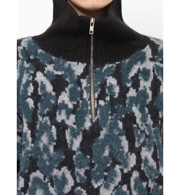 MURUA「マルチヤーンハーフジップニット」|ニット・セーター|