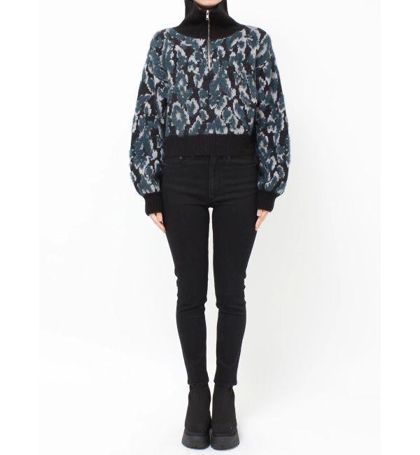 MURUA「マルチヤーンハーフジップニット」|ニット・セーター|