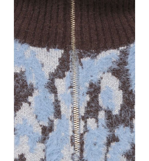 MURUA「マルチヤーンハーフジップニット」|ニット・セーター|